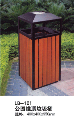供應(yīng)鋼木垃圾桶漂亮垃圾桶大全