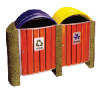 木制垃圾桶圖片/木制垃圾桶樣板圖 (4)