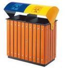 鋼木垃圾桶漂亮垃圾桶大全圖片