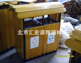 北京房山區(qū)大興區(qū)豐臺(tái)區(qū)鋼木垃圾桶圖片