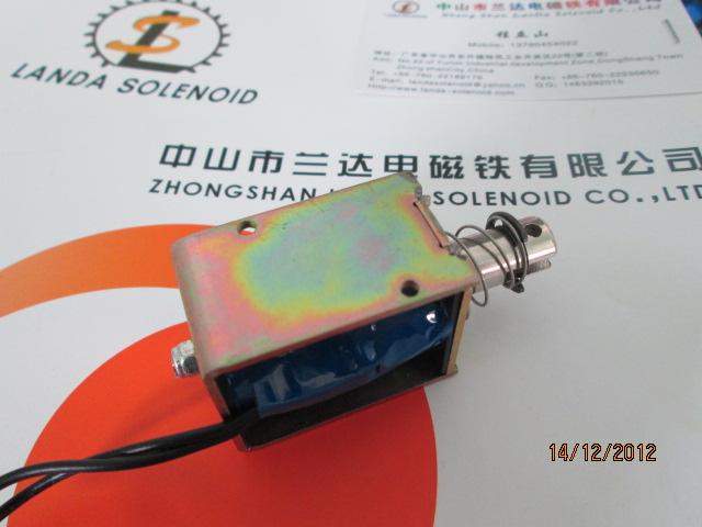 供應電磁鐵推拉式電磁鐵自動化開關電磁鐵24V直流電磁鐵