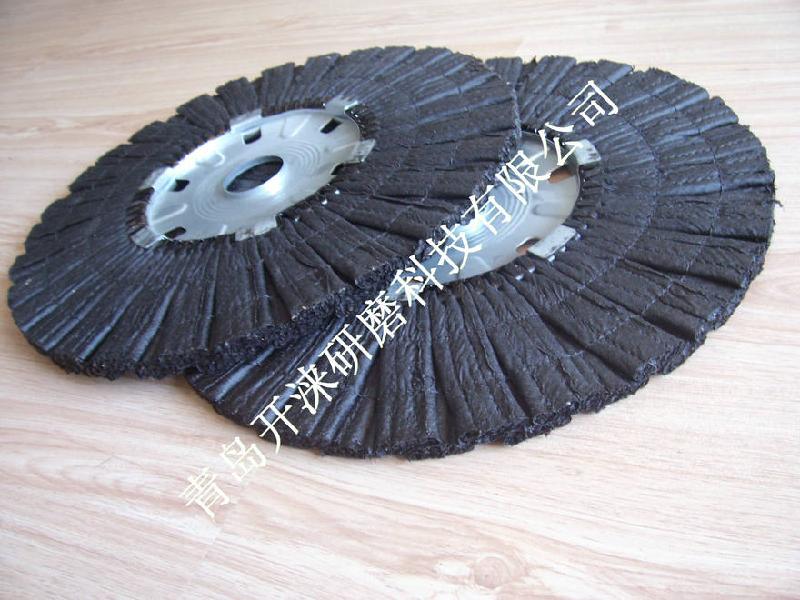 供應(yīng)青島砂帶工廠批發(fā)黑麻輪、黑手指麻輪