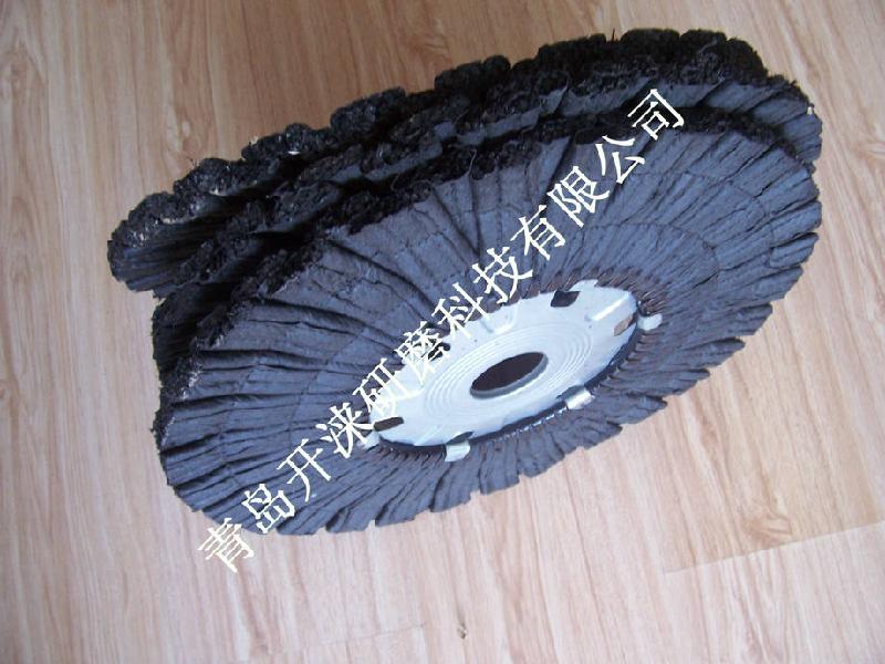 供應(yīng)青島砂帶工廠批發(fā)黑麻輪、黑手指麻輪