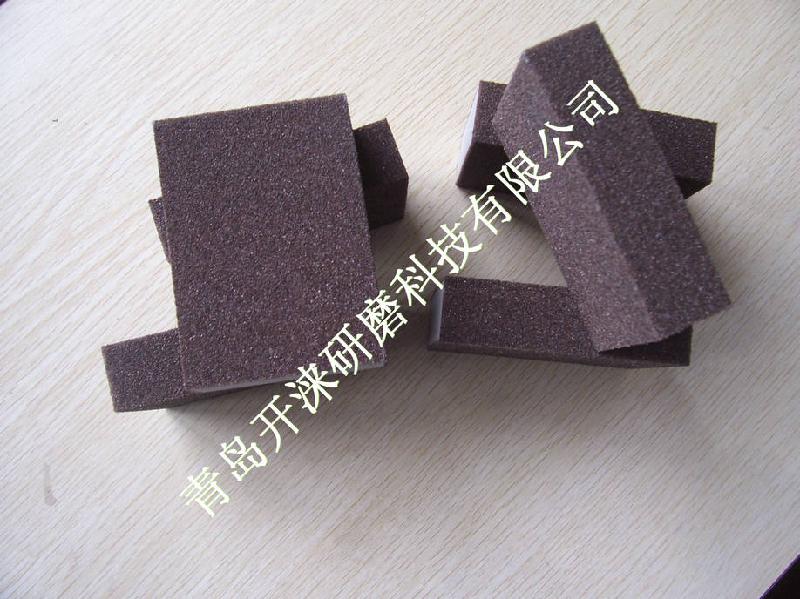 供應(yīng)海綿磨塊、海綿砂塊、青島海綿磨砂塊