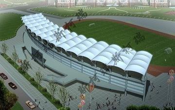 看臺(tái)張拉膜建筑圖片