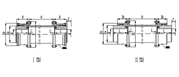 WGT型接中间套鼓形齿式联轴器、WGT联轴器、WGT连轴器/鼓型齿图片