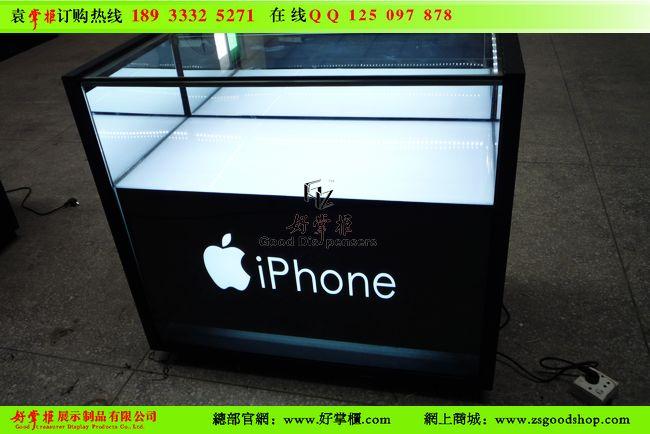 供應(yīng)蘋果手機(jī)柜臺(tái)定做廠家蘋果手機(jī)專柜