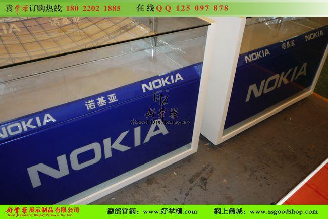 諾基亞木制品手機柜臺生產(chǎn)廠家圖片圖片