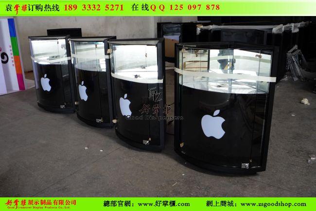 供應(yīng)蘋果手機(jī)柜臺(tái)定做廠家蘋果手機(jī)專柜