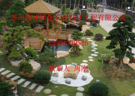 蘇州別墅庭院綠化圖片/蘇州別墅庭院綠化樣板圖 (2)