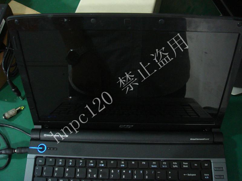 宏基ASPIRE4535G筆記本黑屏花屏維修案例-鄭州宏基筆記本售后