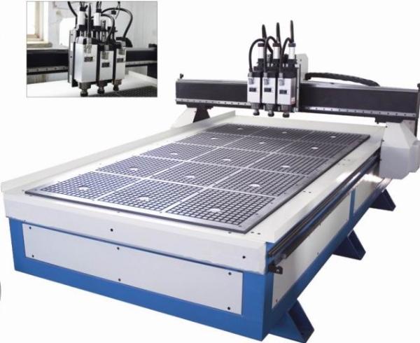 3头自动换刀木门雕刻机图片
