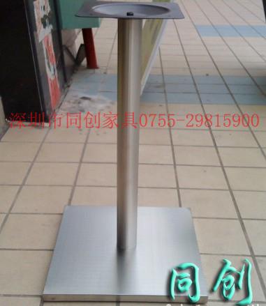 供應(yīng)餐館不銹鋼餐桌腳,圓底盤不銹鋼臺(tái)腳