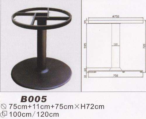 供應(yīng)大餐桌圓盤大底盤腳架