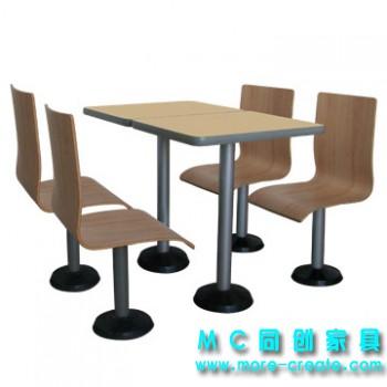 供應(yīng)肯德基快餐連體桌椅