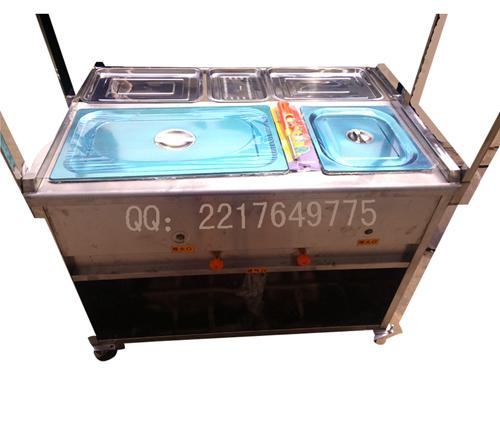 供應(yīng)流動美食車涮煮炸多功能小吃車
