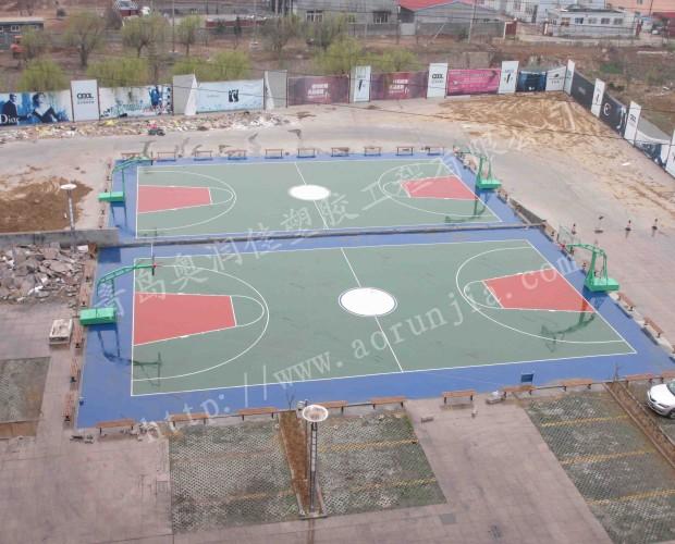 供應青島硅PU籃球場地面-專業(yè)硅PU球場