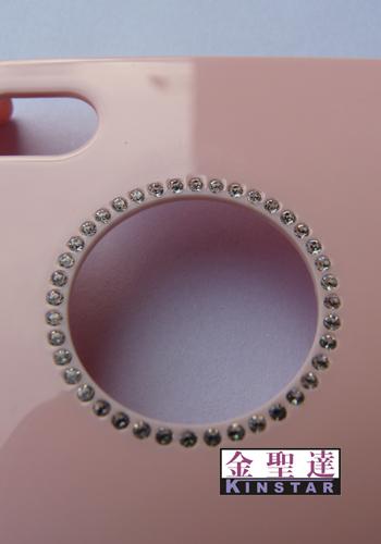 供應(yīng)深圳觀瀾iphone5保護(hù)套貼鉆