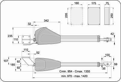 供應(yīng)TwistXL德國索瑪別墅庭院門開門器