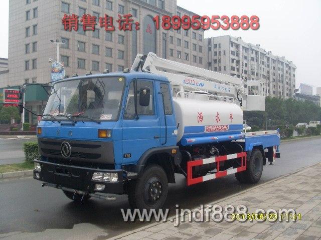 東風145高空作業(yè)帶灑水車圖片