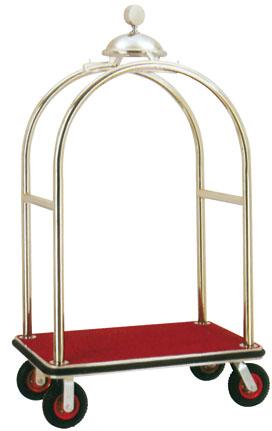 供應(yīng)訂做酒店不銹鋼行李/鈦金行李車(chē)/賓館行李車(chē)