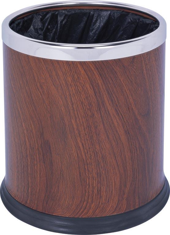 供應(yīng)烤木紋熱轉(zhuǎn)印垃圾桶/紅桃木垃圾桶/雙層垃圾桶/房間垃圾桶廠家