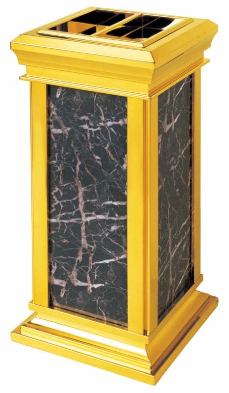 供應(yīng)湛江清遠(yuǎn)韶關(guān)酒店大理石果皮箱廠家直銷/不銹鋼座地?zé)熁彝?  title=