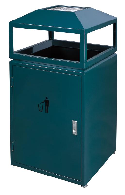 錐形戶外垃圾桶圖片