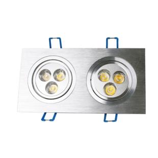 【美萊優(yōu)品】LED天花燈LED豆膽燈LED格柵燈6W/10W/14W LED雙頭豆膽燈格柵燈天花燈