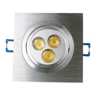 【美萊優(yōu)品】led豆膽燈led格柵燈單頭方形天花射燈3W/5W/7W LED方形天花燈射燈