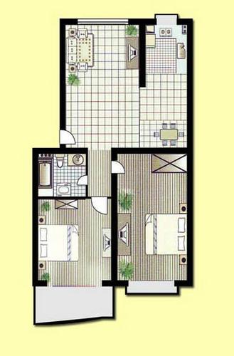 威海乳山銀灘海景房-明珠海苑圖片/威海乳山銀灘海景房-明珠海苑樣板圖 (3)