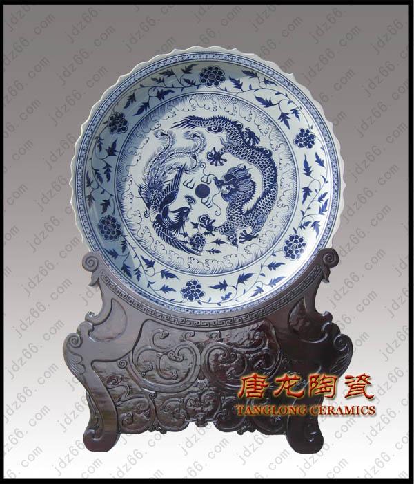 供應(yīng)景德鎮(zhèn)產(chǎn)*大瓷盤(pán)慶典送禮品*