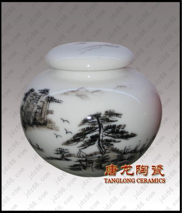 景德鎮(zhèn)陶瓷茶葉罐圖片/景德鎮(zhèn)陶瓷茶葉罐樣板圖 (3)