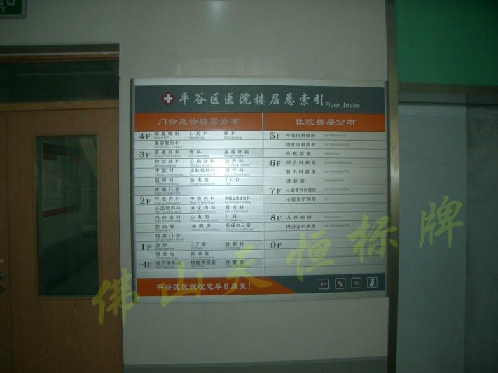 供應佛山樓層索引牌廠家制作