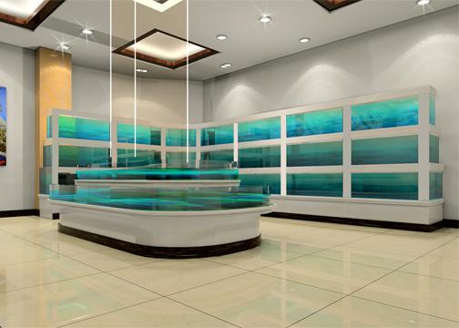 供應(yīng)大連酒店魚缸制作公司