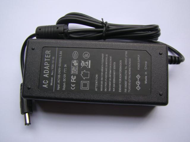 供应12V3A电源适配器12V3A LED灯条电源图片