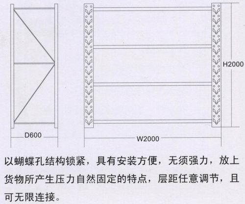 供应轻型货架批发货架零售价货架厂家定做图片