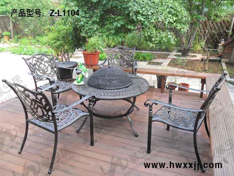 供應(yīng)BBQ鑄鋁桌椅