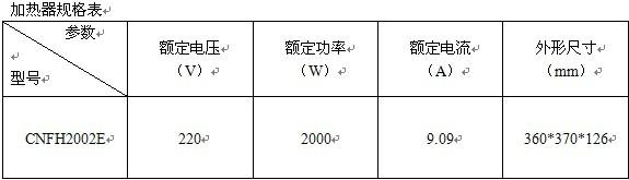 北京市美国马利电暖气暖韵-CNFH2000E旗袍厂家