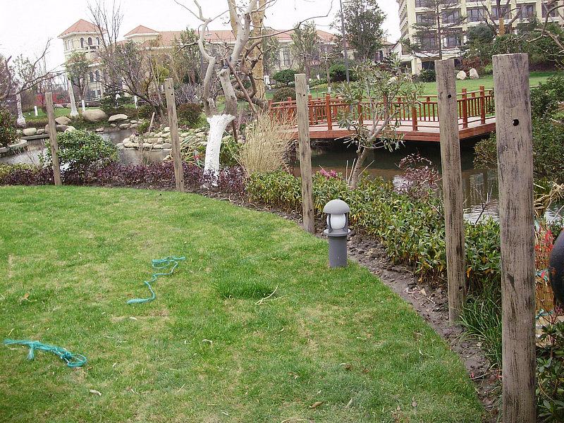 供應(yīng)上海水泥仿木樁，上海水泥仿木樁安裝工程