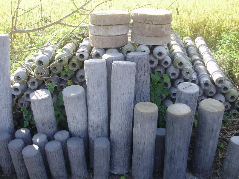 供應(yīng)上海水泥仿木樁，上海水泥仿木樁安裝工程