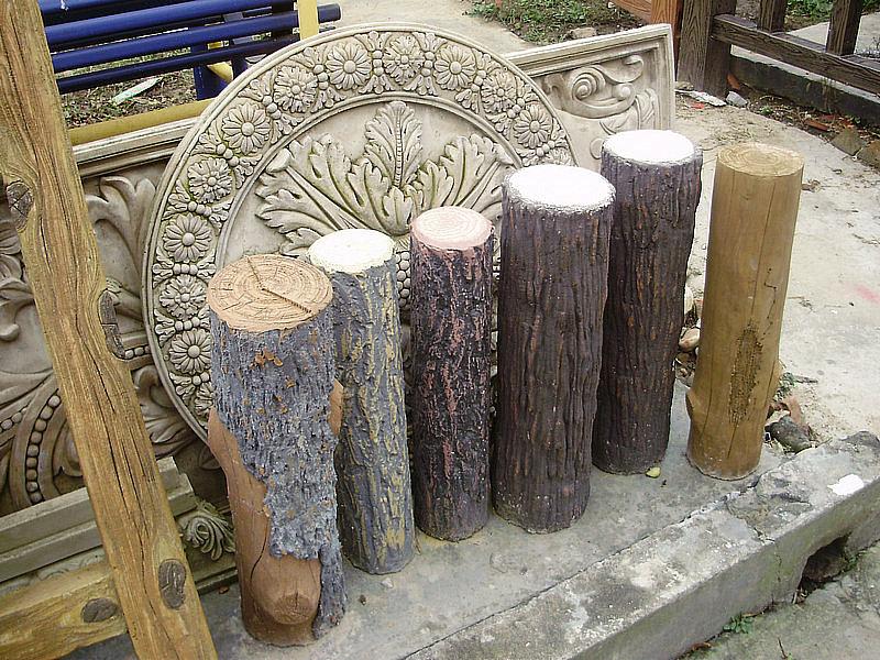 供應(yīng)上海水泥仿木樁，上海水泥仿木樁安裝工程