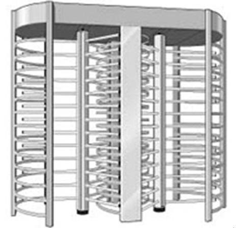 供应全高转闸双通道，三辊闸、摆闸、翼闸、通道闸、超市感应门120图片
