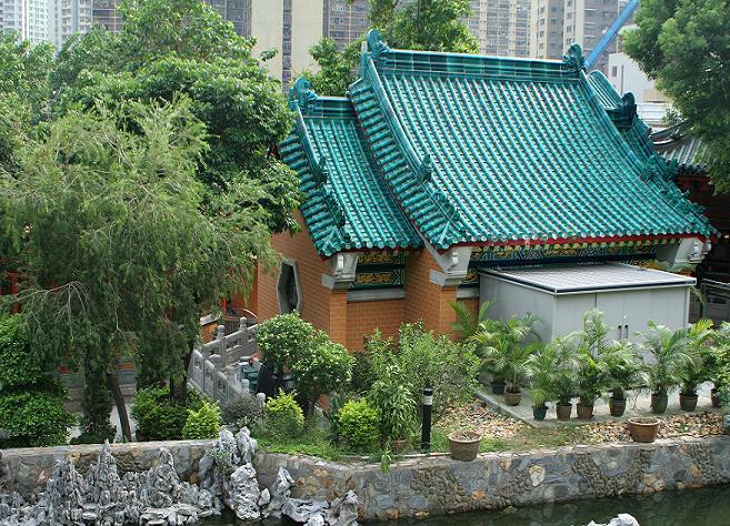 經(jīng)典復(fù)古冬瓜青琉璃瓦圖片