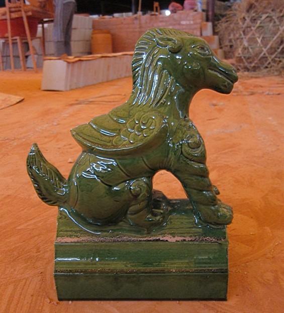 廟宇脊上獸圖片