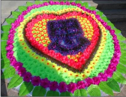 花圈批發(fā)桃形仿布花圈殯葬用品花圈圖片