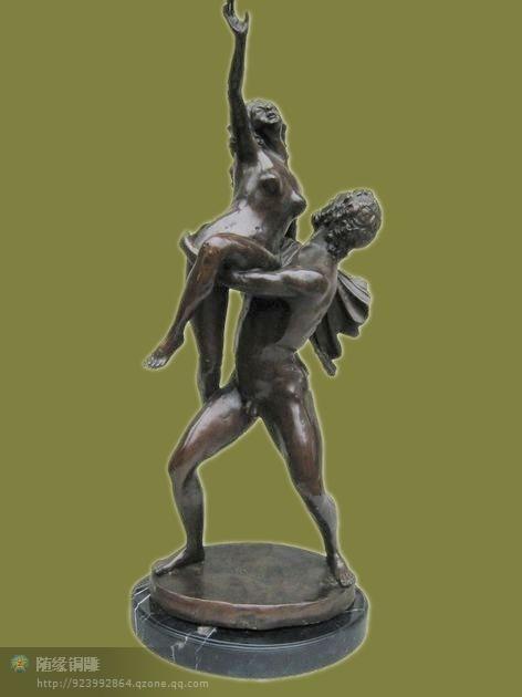 供應(yīng)工藝品銅雕人物