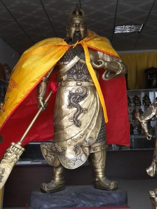 供應工藝品銅雕關公