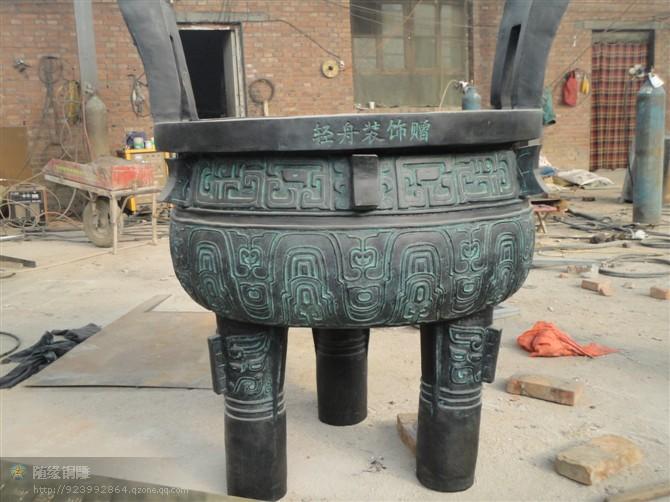 供應銅雕圓鼎