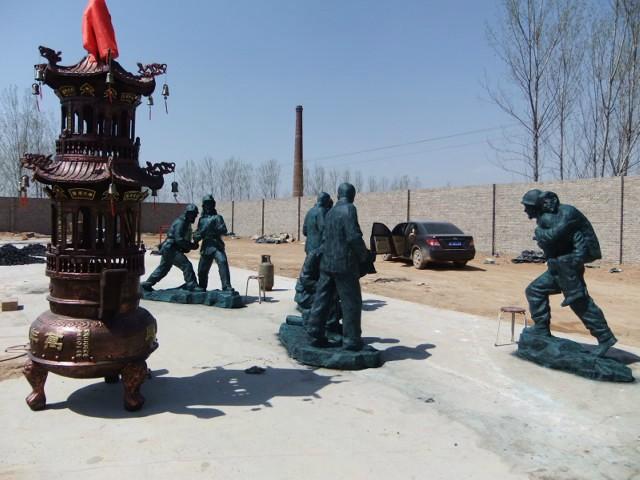 銅雕小品佛像圖片